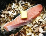 秋♡バター香る鮭ときのこの炊き込みご飯♪作り方3写真