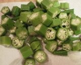 オクラと豚肉のがんも作り方2写真