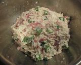 オクラと豚肉のがんも作り方5写真