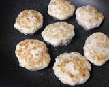 居酒屋より美味！ふわふわのお月見つくね作り方4写真