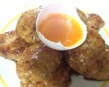居酒屋より美味！ふわふわのお月見つくね作り方8写真