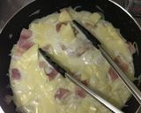 簡単!!カルボナーラ風スープうどん☆作り方7写真