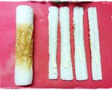 パセリでくるくるちくわ②作り方1写真