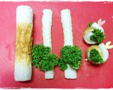 パセリでくるくるちくわ②作り方2写真