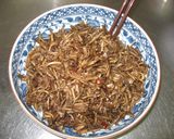 エコ料理、椎茸の軸のキンピラ作り方4写真