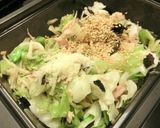 キャベツとツナと粉わかめの胡麻酢和え作り方5写真