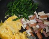 副菜にお弁当に！ほうれん草と卵のソテー作り方2写真