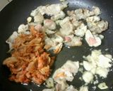 調味料１つ☆豚キムチスパゲッティ作り方3写真