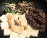 フライパンで簡単!すき焼き風煮物作り方3写真