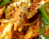 赤ピーソースで♪秋刀魚エリンギ๑パスタ作り方6写真