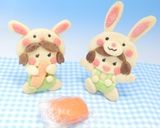 人参を食べるウサギクッキー作り方2写真