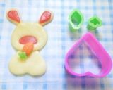 人参を食べるウサギクッキー作り方7写真