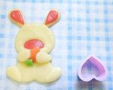 人参を食べるウサギクッキー作り方8写真