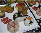 キャラ弁☆アンパンマンとおむすびまん作り方4写真