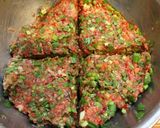 豚薄切り肉＋塩麹deにら赤ピーマン餃子作り方2写真