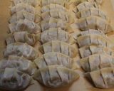 豚薄切り肉＋塩麹deにら赤ピーマン餃子作り方3写真