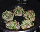 しし唐と豚と紅ショウガのピリ辛お好み焼き作り方5写真