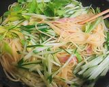 きゅうりとセロリのペペロンチーノ作り方7写真