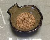 三つ葉の胡麻炒め作り方3写真