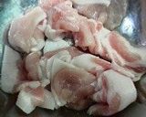 さしみ醤油で作る肉野菜炒め作り方1写真
