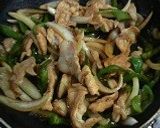 さしみ醤油で作る肉野菜炒め作り方5写真