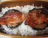 カナダより♪メープルベーコン茄子弁当作り方3写真