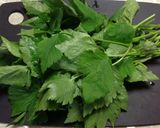 三つ葉の胡麻炒め作り方1写真