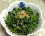 三つ葉の胡麻炒め作り方6写真