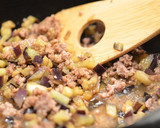 なすと挽肉のとろっと甘辛炒め作り方2写真