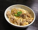 玉ねぎトロトロ黄金の親子丼作り方9写真