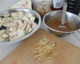茄子の粒マスタード味噌煮作り方1写真