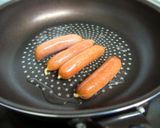 よつばと！とーちゃんのソーセージ丼作り方1写真
