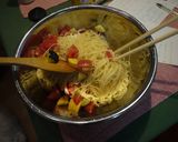 ズッキーニとトマトの冷製パスタ作り方18写真