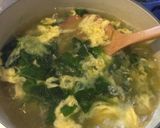 ほうれん草と卵のスープ♫作り方4写真