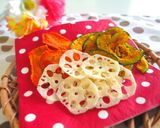 レンジで簡単♡揚げない野菜チップス作り方7写真