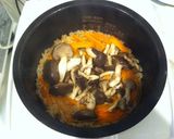 簡単♪霜降りひらたけの炊き込みご飯作り方3写真