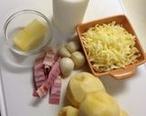 生クリも小麦粉もなしの❤ポテトグラタン作り方1写真