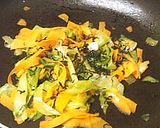 人参とレタスと海苔のソテー♪作り方6写真