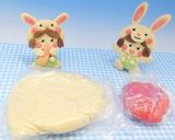ハート型で作るウサギクッキー作り方3写真
