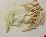 簡単余った生ハムでパスタ作り方1写真