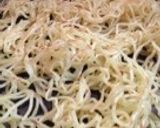 香菜たっぷり!おつまみ塩焼きそば作り方1写真