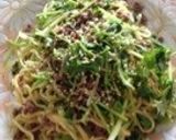 香菜たっぷり!おつまみ塩焼きそば作り方6写真