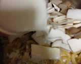 簡単グラタン風秋のマカロニきのこクリーム作り方2写真