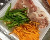 野菜の肉巻き〜人参みぞれソースのせ〜作り方2写真