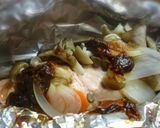 ねり味噌で・秋さけのホイル焼き作り方11写真