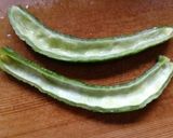 ゴーヤと魚肉ソーセージのかき揚げ作り方3写真
