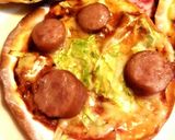 餃子の皮で☆ホットドッグ風クリスピーピザ作り方3写真