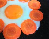 子供が喜ぶお花の目玉焼き作り方6写真