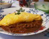 ランチに☆トマトたっぷりオムハヤシ作り方3写真