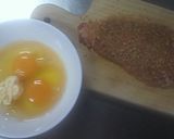 オムカツと野菜の煮浸し弁当作り方2写真